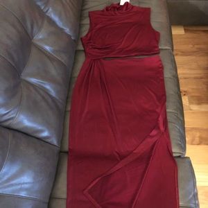 ASOS red/burgundy dress. Size 12. NWT.